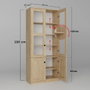 Hanah Home Lisa 1600-204 Armario Multiusos Roble Zafiro